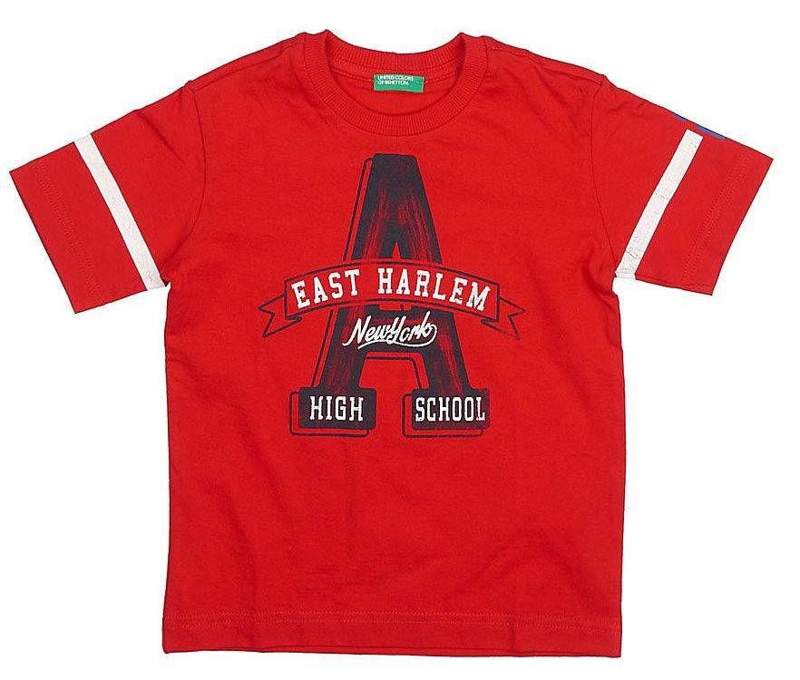 BENETTON T-SHIRT BENETTON COLORS BOY ΚΟΚΚΙΝΟ (82 CM)-(1-2 ΕΤΩΝ)