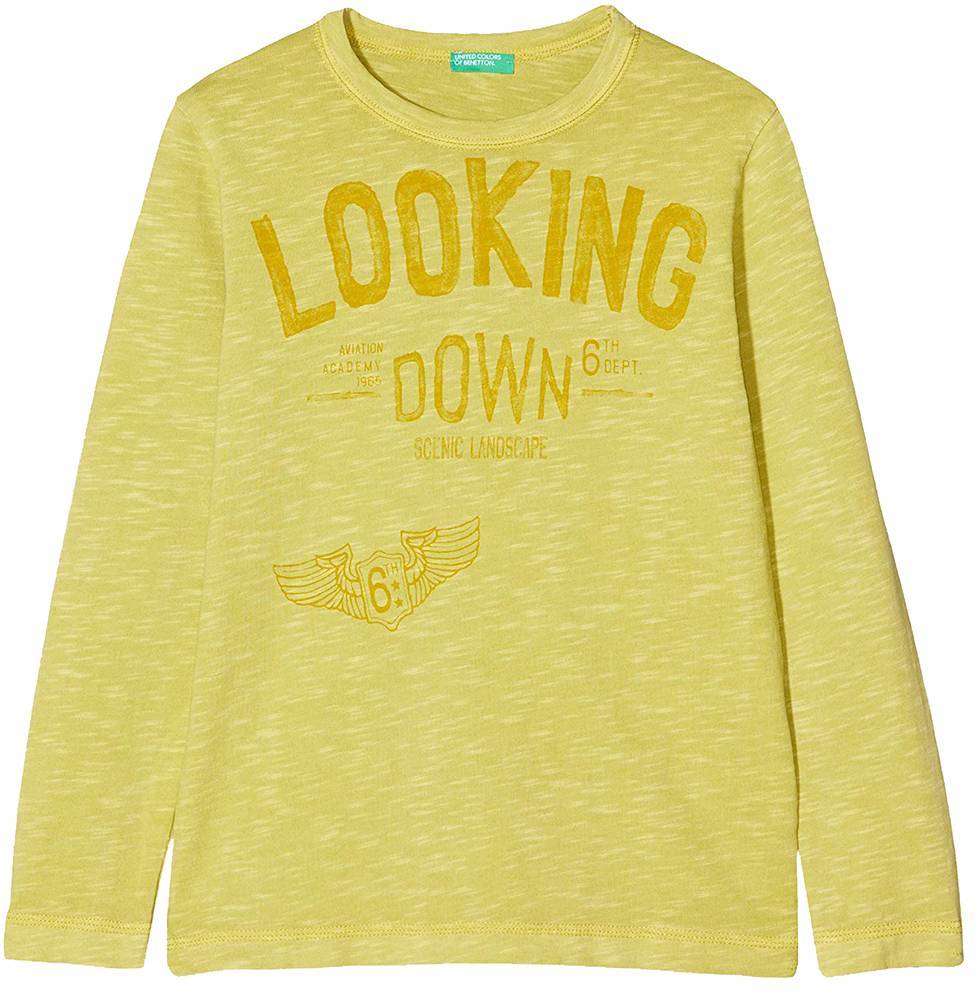 ΜΑΚΡΥΜΑΝΙΚΗ ΜΠΛΟΥΖΑ BENETTON STREET BOY ΚΙΤΡΙΝΟ (82 CM)-(1-2 ΕΤΩΝ)
