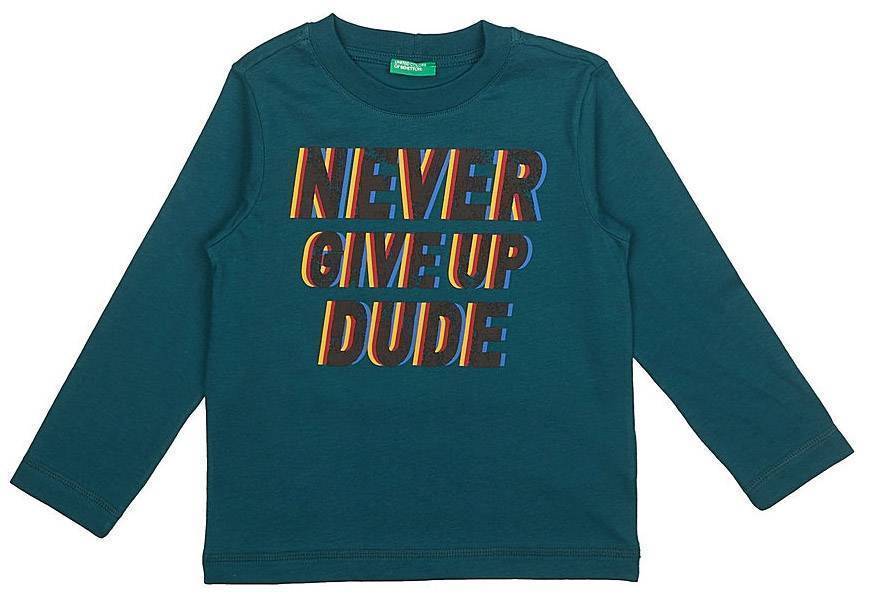 ΜΑΚΡΥΜΑΝΙΚΗ ΜΠΛΟΥΖΑ BENETTON 80'S BOY ΠΡΑΣΙΝΗ (82 CM)-(1-2 ΕΤΩΝ)