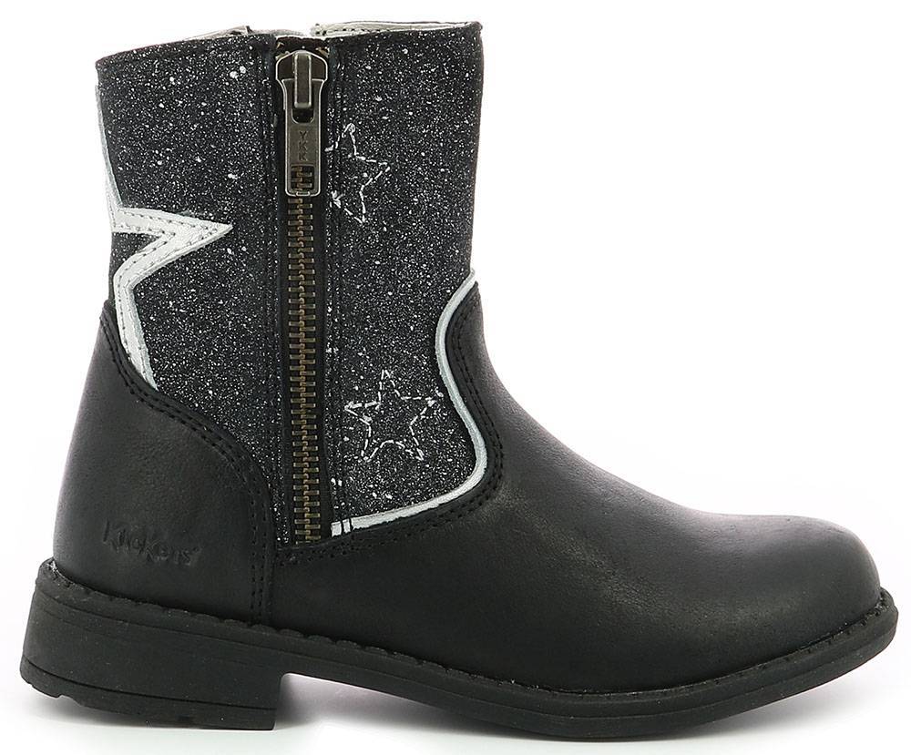 KICKERS ΜΠΟΤΑΚΙ KICKERS 829920 NYRMAN ΜΑΥΡΟ (EU:34)