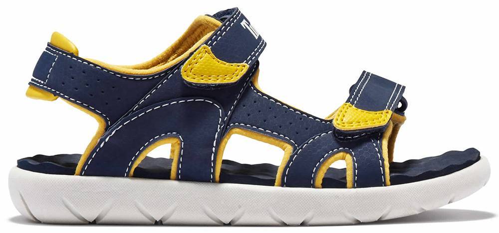TIMBERLAND ΣΑΝΔΑΛΙΑ TIMBERLAND PERKINS ROW TB0A1QXN0191 ΣΚΟΥΡΟ ΜΠΛΕ/ΚΙΤΡΙΝΟ (EU:34)