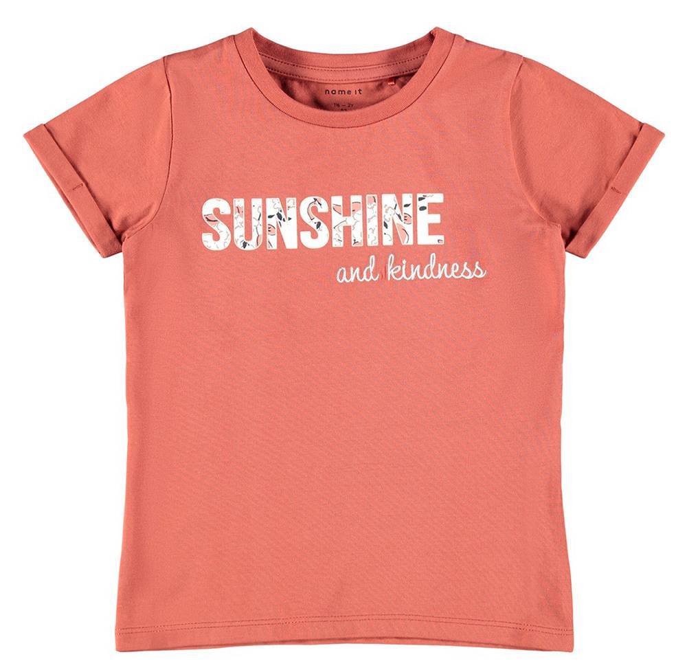 NAME IT T-SHIRT NAME IT 13190192 NMFHAFFI SS ΚΟΡΑΛΙ (110 CM)-(5 ΕΤΩΝ)