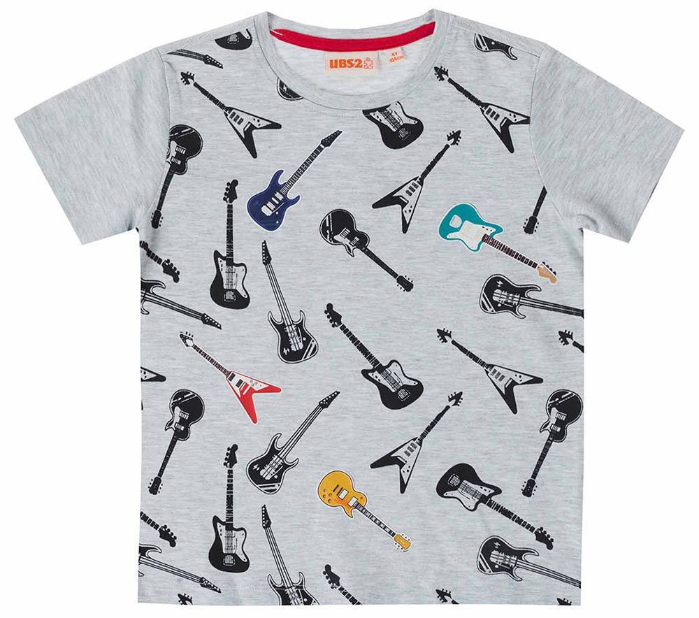UBS2 T-SHIRT UBS2 E219349-999 ΓΚΡΙ ΜΕΛΑΝΖΕ (3 ΕΤΩΝ)-(98 CM)