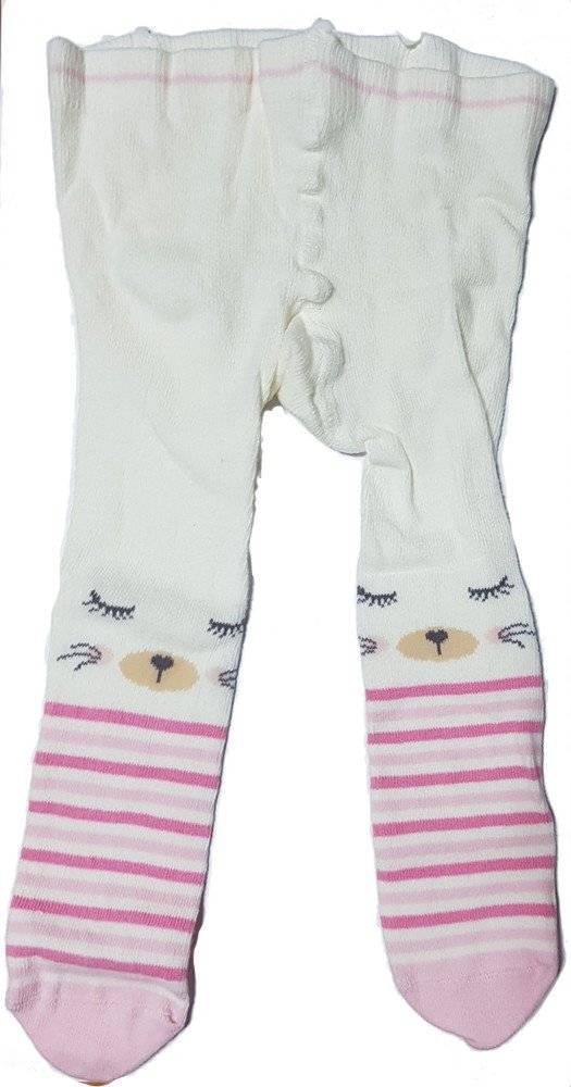 ΚΑΛΣΟΝ BENETTON SOCKS FASHION ΛΕΥΚΟ/ΡΟΖ (6-12 ΜΗΝΩΝ)-(18-19)