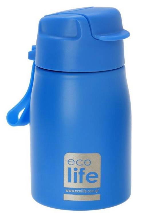 ECOLIFE ΠΑΓΟΥΡAΚΙ ΜΕ ΚΑΛΑΜAΚΙ ECOLIFE BLUE 400ML
