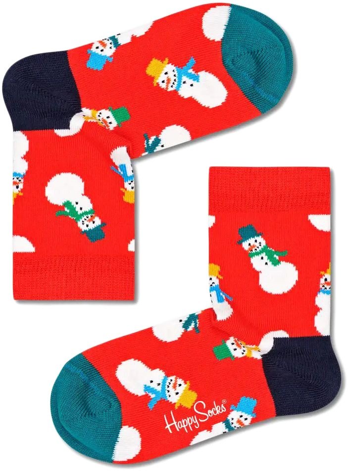 HAPPY SOCKS ΚΑΛΤΣΕΣ HAPPY SOCKS 2-PACK KIDS SNOWMAN SOCKS KSNS02-4300 (EU:28-31)