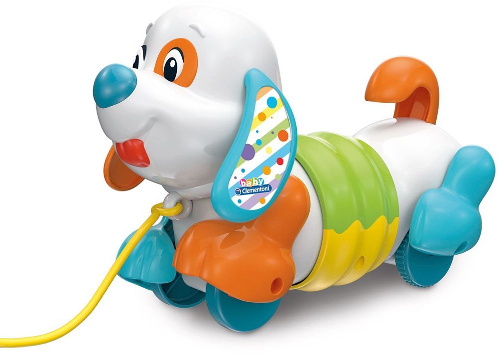 BABY CLEMENTONI ΒΡΕΦΙΚΟ ΠΑΙΧΝΙΔΙ ΣΚΥΛΑΚΙ BABY CLEMENTONI PULL ALONG ΤΣΑΡΛΙ (12-36 ΜΗΝΩΝ)