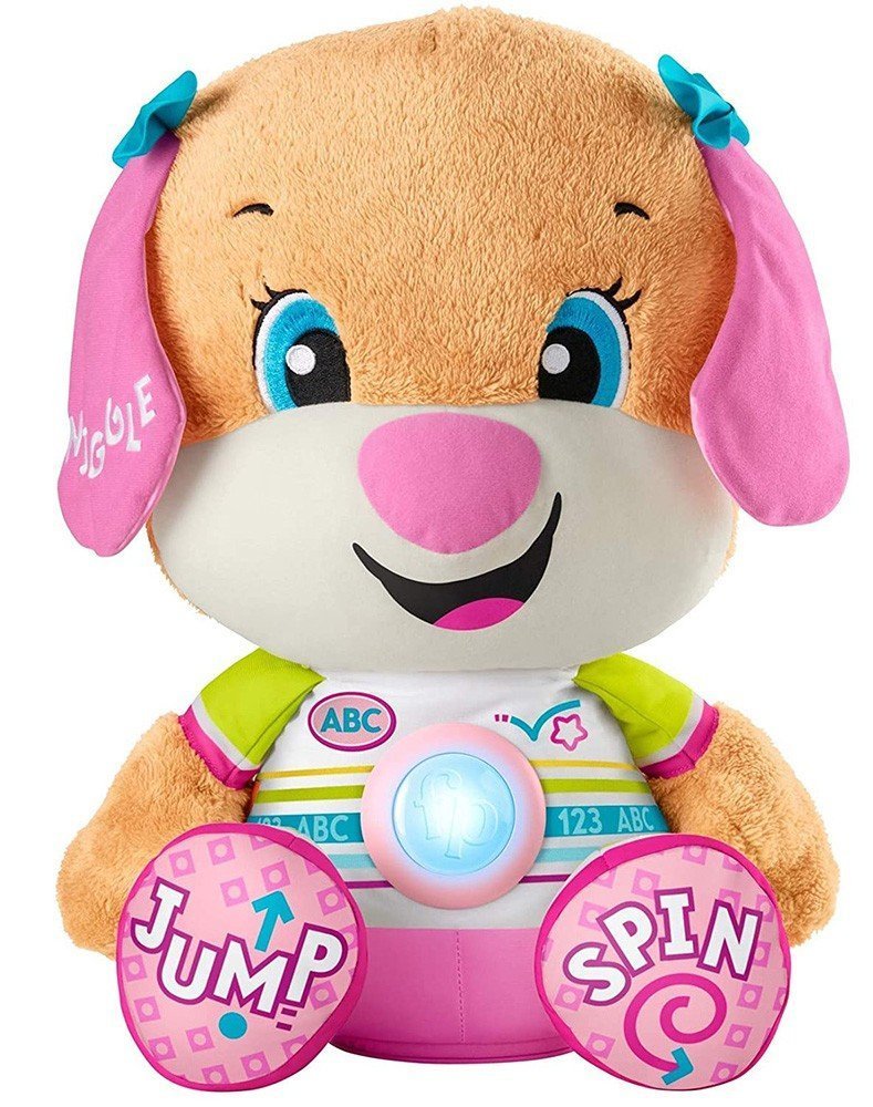 FISHER-PRICE ΜΕΓΑΛΟ ΕΚΠΑΙΔΕΥΤΙΚΟ ΣΚΥΛΑΚΙ SMART STAGES - ΡΟΖ (GWY06)
