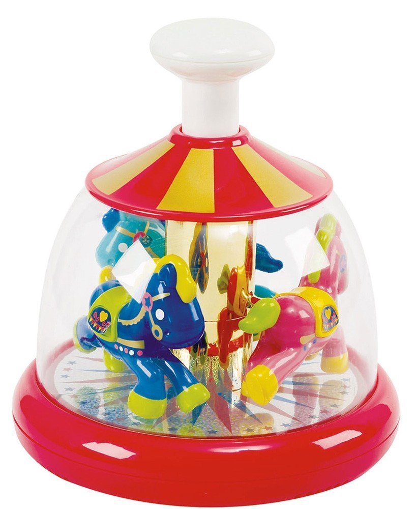PLAYGO ΠΕΡΙΣΤΡΕΦΟΜΕΝΟ ΚΑΡΟΥΖΕΛ PLAYGO PUSH N SPIN CAROUSEL (1611)