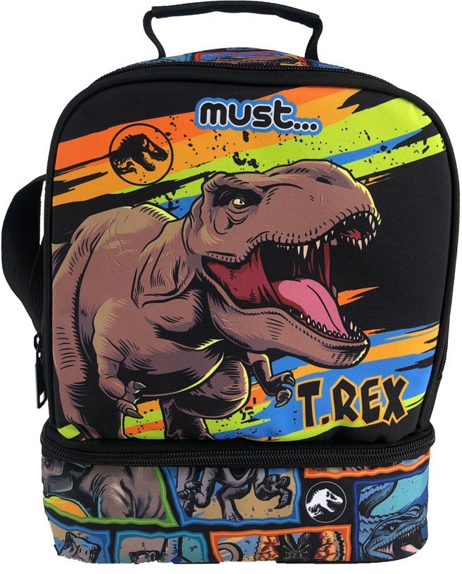 MUST ΙΣΟΘΕΡΜΙΚΟ ΤΣΑΝΤΑΚΙ ΦΑΓΗΤΟΥ MUST JURASSIC WORLD ΜΑΥΡΟ