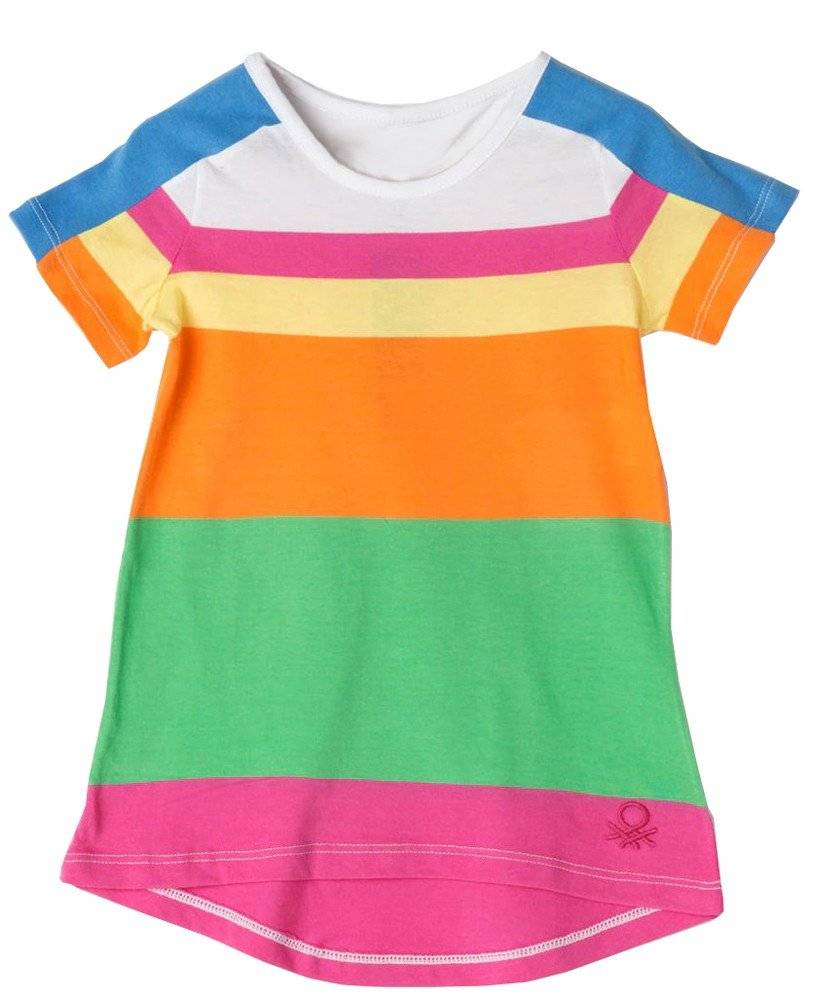 ΜΠΛΟΥΖΑ ΜΕ ΚΟΝΤΟ ΜΑΝΙΚΙ BENETTON FOUNDATION TK ΡΙΓΕ ΠΟΛΥΧΡΩΜΟ (82 CM)-(1-2 ΕΤΩΝ)