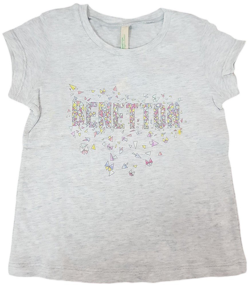 BENETTON T-SHIRT BENETTON FOUNDATION TK S ΓΚΡΙ ΜΕΛΑΝΖΕ (82 CM)-(1-2 ΕΤΩΝ)
