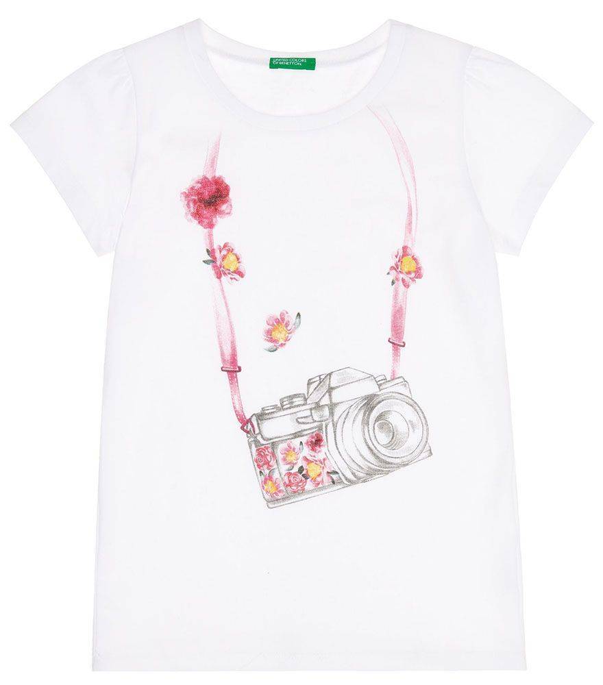 BENETTON T-SHIRT BENETTON #5 HELLO SUMM G ΛΕΥΚΟ (82 CM)-(1-2 ΕΤΩΝ)