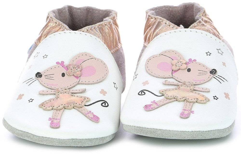 ΠΑΝΤΟΦΛΑΚΙΑ ROBEEZ DANCING MOUSE 890271 ΛΕΥΚΟ/ΡΟΖ ΓΚΛΙΤΕΡ (EU:17/18)