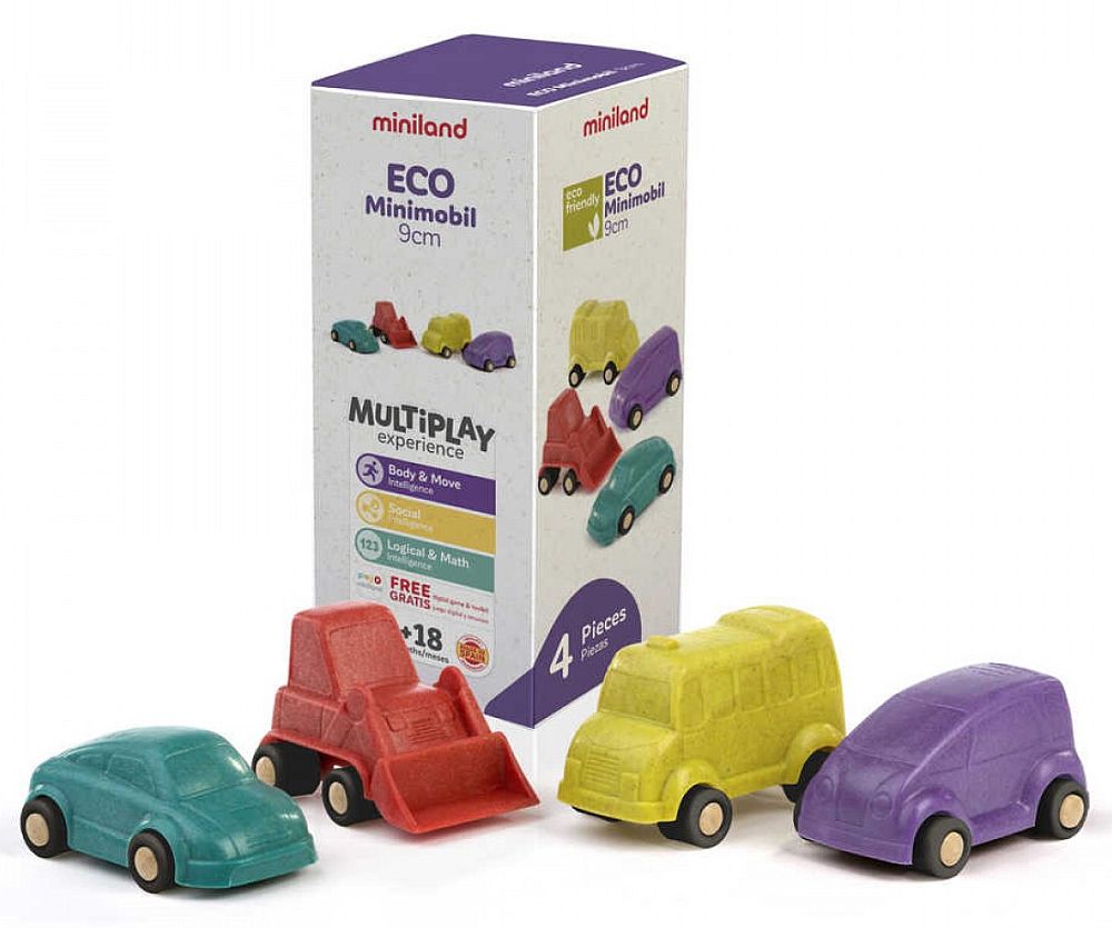 MINILAND ΣEΤ 4 ΤΕΜΑΧΙΩΝ ECO MINIMOBIL MINILAND