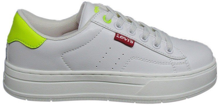 LEVIS ΠΑΠΟΥΤΣΙΑ LEVI&#039;S TAMPA VTAM0001S ΛΕΥΚΟ/ΚΙΤΡΙΝΟ (EU:29)