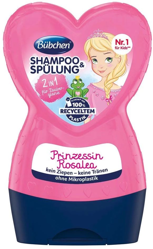 BUEBCHEN BUEBCHEN ΣΑΜΠΟΥΑΝ ΚΑΙ ΜΑΛΑΚΤΙΚΟ 2 ΣΕ 1 PRINCESS ROSALEA 230ML