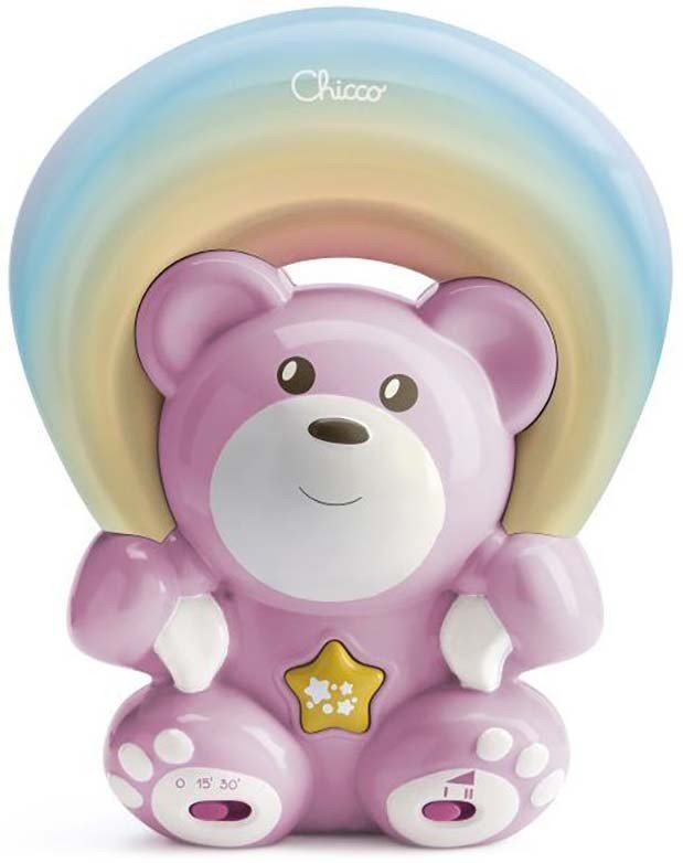 CHICCO ΠΡΟΤΖΕΚΤΟΡΑΣ ΟΥΡΑΝΙΟ ΤΟΞΟ CHICCO ΑΡΚΟΥΔΑΚΙ ΡΟΖ