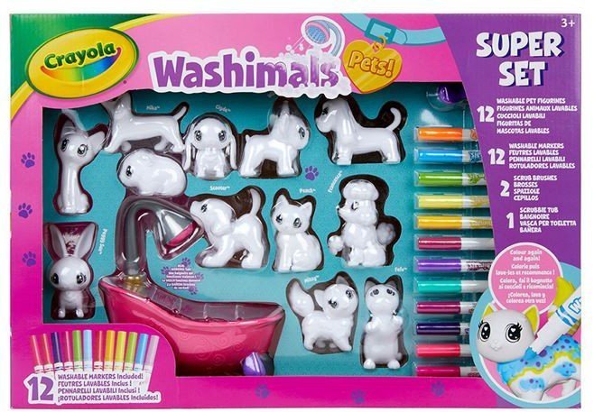 CRAYOLA CRAYOLA WASHIMALS ΣΟΥΠΕΡ ΣΕΤ