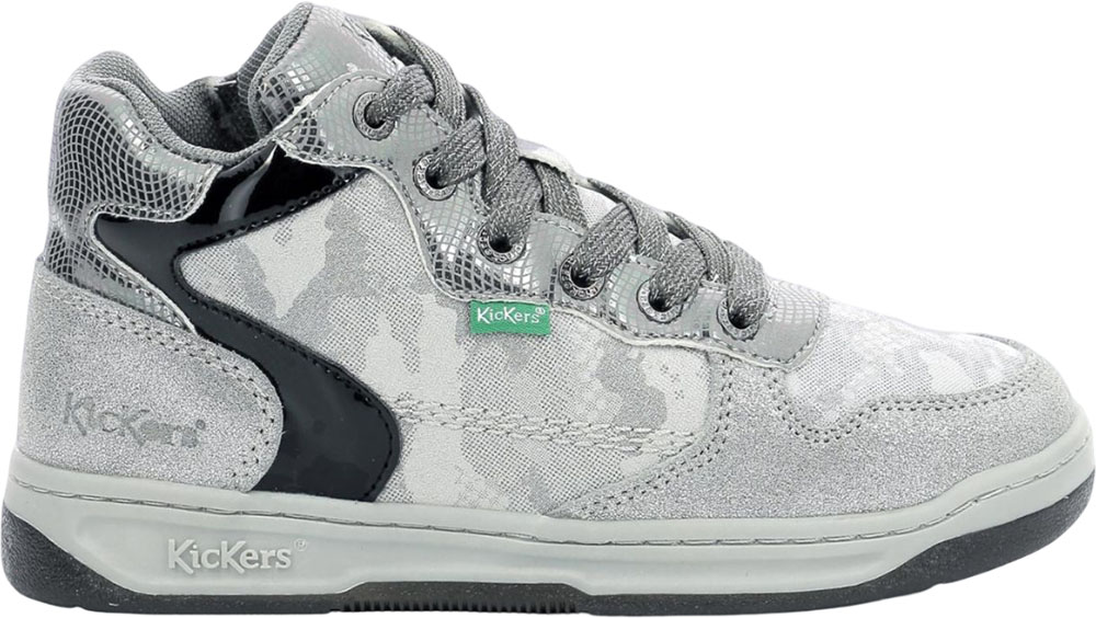 ΜΠΟΤΑΚΙ KICKERS KICKLAX 910882 ΜΑΥΡΟ/ΑΣΗΜΙ (EU:35)