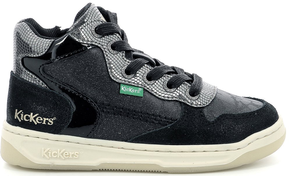 KICKERS ΜΠΟΤΑΚΙ KICKERS KICKLAX 910882 ΜΑΥΡΟ/ΑΣΗΜΙ (EU:30)