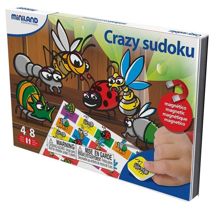 MINILAND ΠΑΙΧΝΙΔΙΑ MINILAND ΜΑΓΝΗΤΕΣ CRAZY SUDOKU