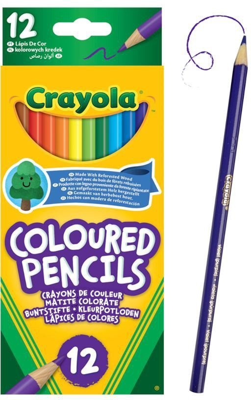 CRAYOLA CRAYOLA 12 ΧΡΩΜΑΤΙΣΤΕΣ ΞΥΛΟΜΠΟΓΙΕΣ