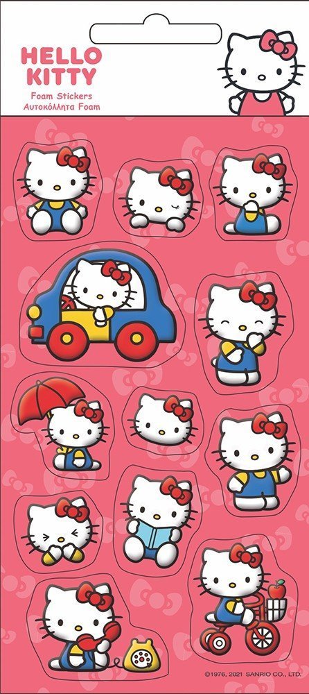 GIM STICKER FOAM GIM HELLO KITTY