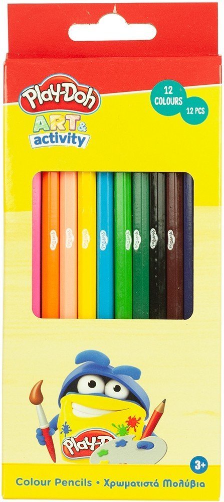 PLAY-DOH ΧΡΩΜΑΤΙΣΤΑ ΜΟΛΥΒΙΑ PLAY DOH ΕΞΑΓΩΝΙΚΑ 12ΤΜΧ