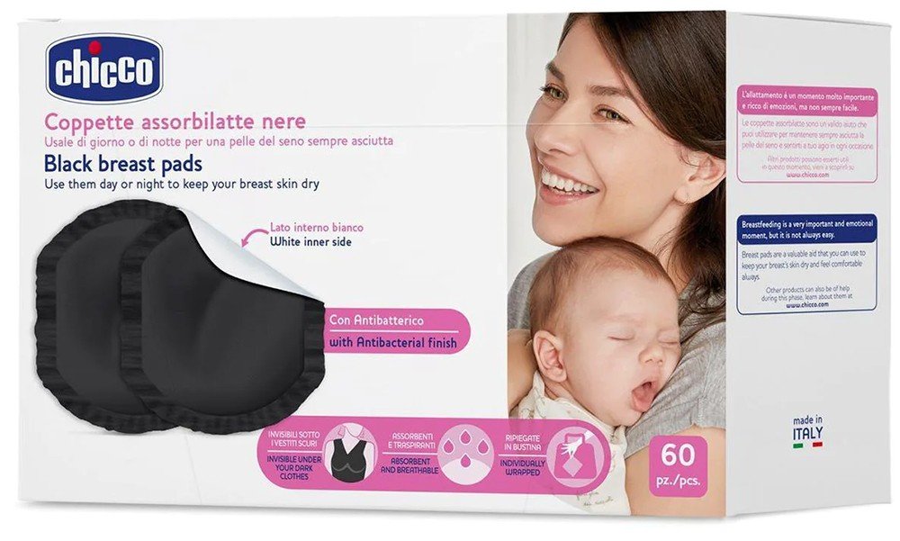 CHICCO EΠIΘΕΜΑΤΑ ΣTHΘOYΣ CHICCO ΑΝΤΙΒΑΚΤΗΡΙΑΚΑ BLACK 60TMX