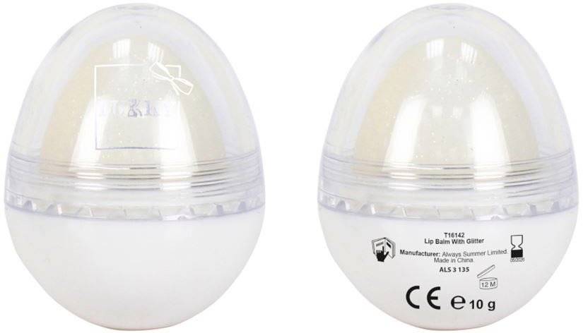 LIP BALM ΣΕ ΒΑΖΑΚΙ LUKKY ΛΕΥΚΟ 1 TEM
