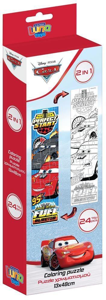 LUNA PUZZLE LUNA ΠΥΡΓΟΣ CARS 24TEM 12,7X47,7ΕΚ