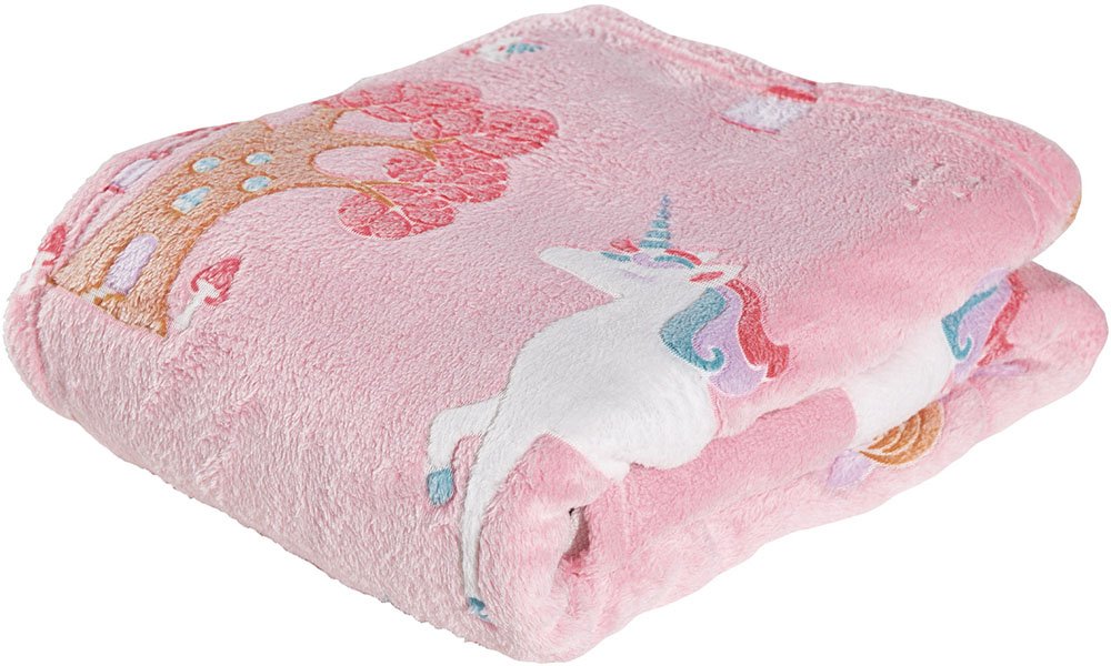 DAS HOME ΚΟΥΒΕΡΤΑ FLEECE DAS HOME RELAX 4866 ΡΟΖ 80X110CM