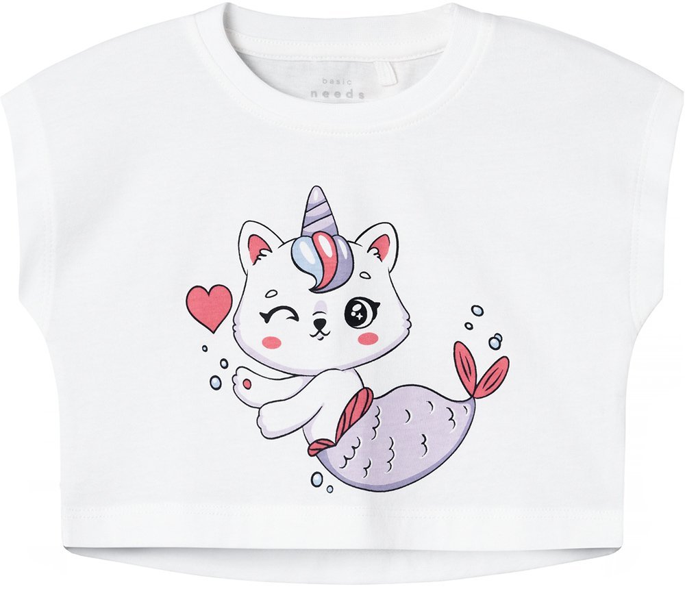 NAME IT CROP TOP NAME IT 13228148 NMFVILMA ΛΕΥΚΟ (92 CM)-(2 ΕΤΩΝ)