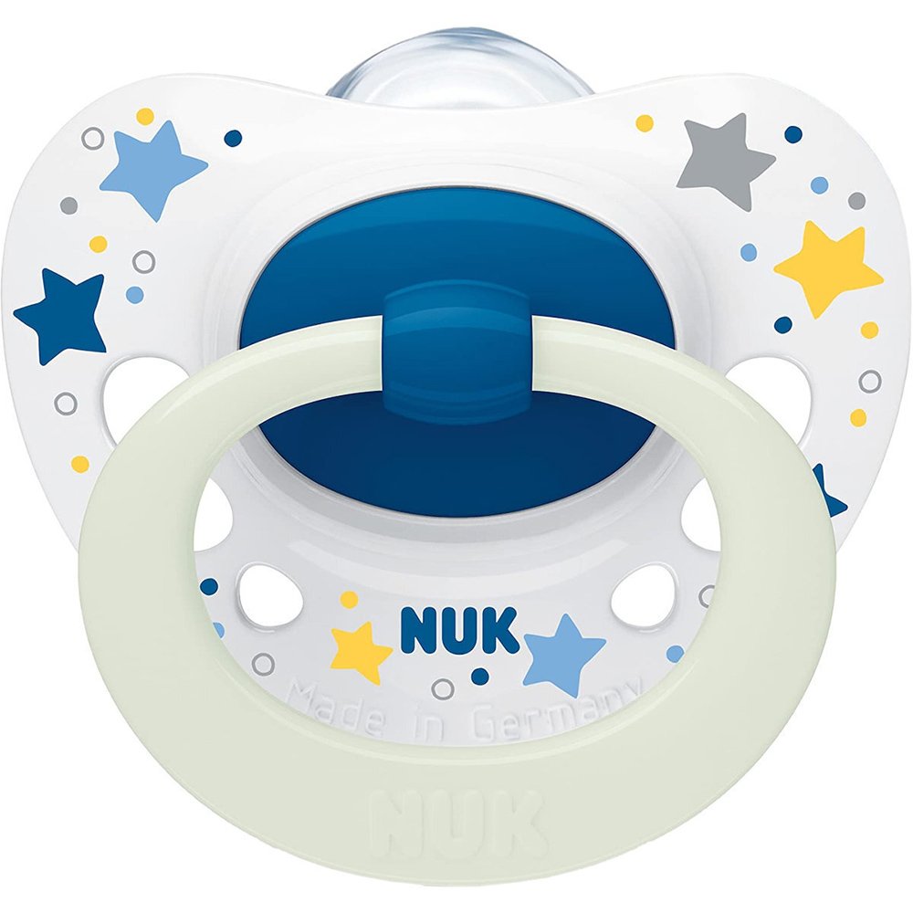 NUK ΠΙΠΙΛΑ NUK ΣΙΛΙΚΟΝΗ SIGNATURE NIGHT ΛΕΥΚΟ 1TMX. 0-6 ΜΗΝΩΝ