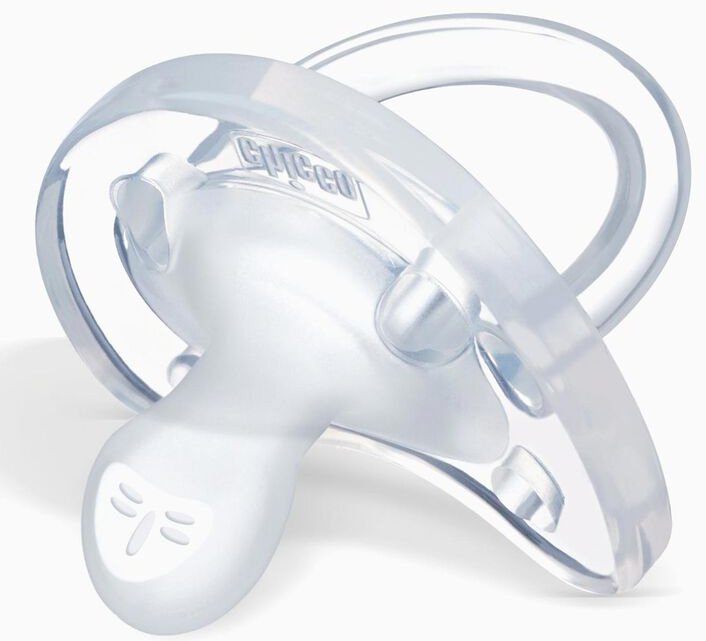 CHICCO ΠΙΠΙΛΑ CHICCO ΟΛΟ ΣΙΛΙΚΟΝΗ PHYSIO SOFT 6-16M+ ΛΕΥΚΟ