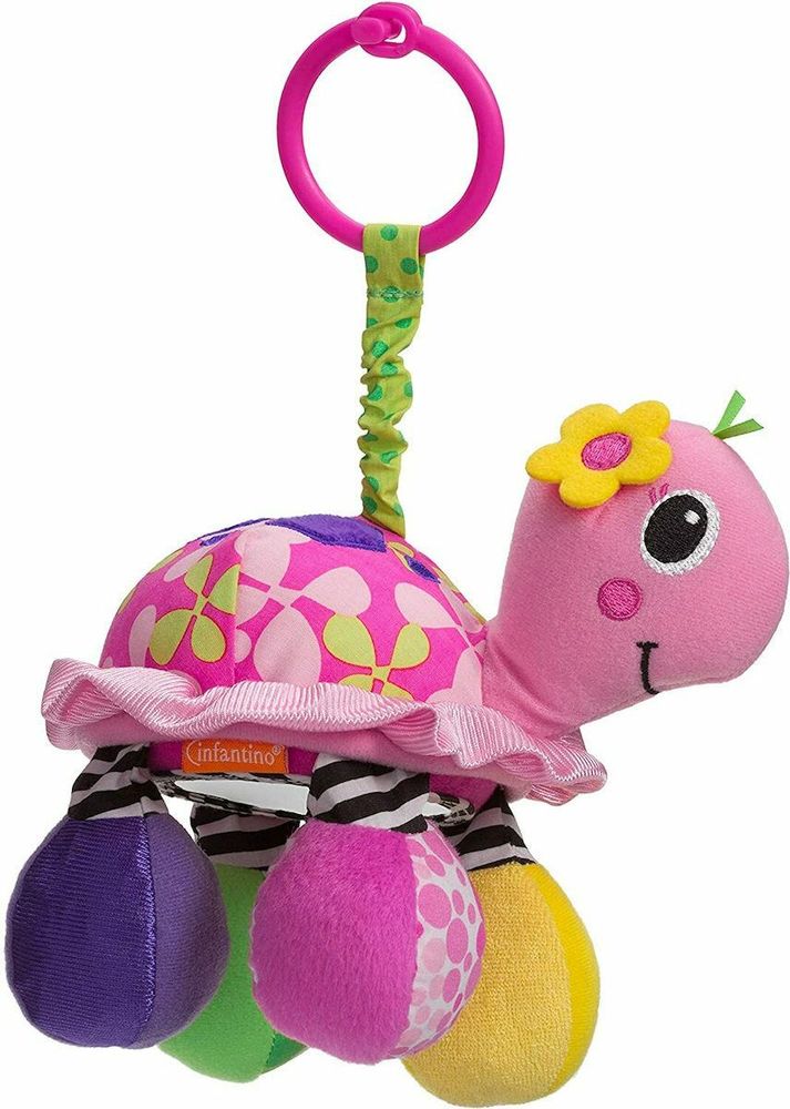 INFANTINO ΚΡΕΜΑΣΤΟ ΠΑΙΧΝΙΔΙ ΜΕ ΚΑΘΡΕΦΤΗ INFANTINO TURTLE MIRROR PAL SPARKLE
