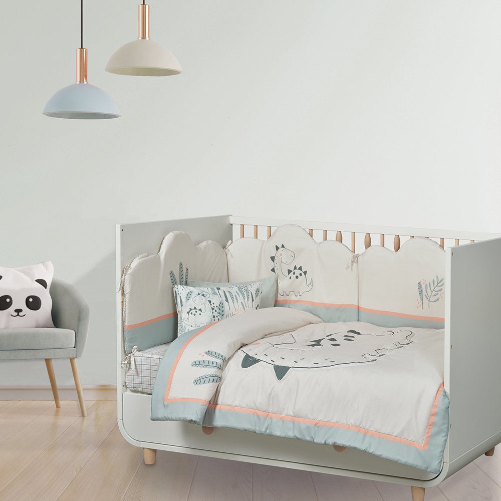 DAS HOME ΒΡΕΦΙΚΟ ΚΟΥΒΕΡΛΙ ΚΟΥΝΙΑΣ DAS HOME FUN LINE 4879 ΓΚΡΙ/ΠΡΑΣΙΝΟ/ΣΟΜΟΝ