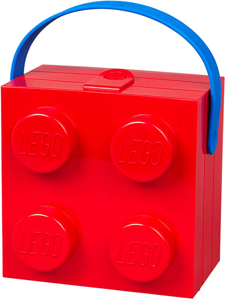LEGO ΔΟΧΕΙΟ ΦΑΓΗΤΟΥ ΜΕ ΛΟΥΡΑΚΙ LEGO LUNCH BOX WITH HANDLE BRIGHT RED 17X11.6X6.6CM