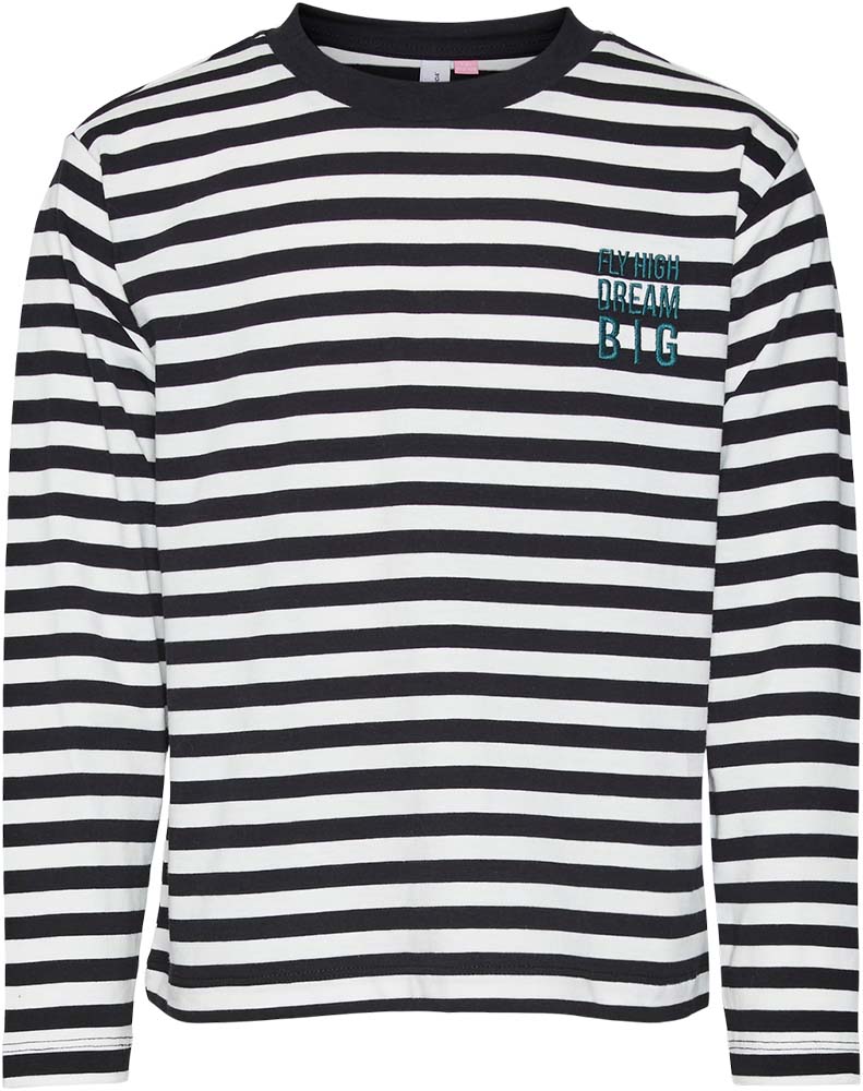 VERO MODA ΜΠΛΟΥΖΑ ΜΑΚΡΥΜΑΝΙΚΗ VERO MODA VMANIMAL KELLY STRIPE 10315327 ΜΑΥΡΟ/ΛΕΥΚΟ (122-128CM)(7-8 ΕΤΩΝ)