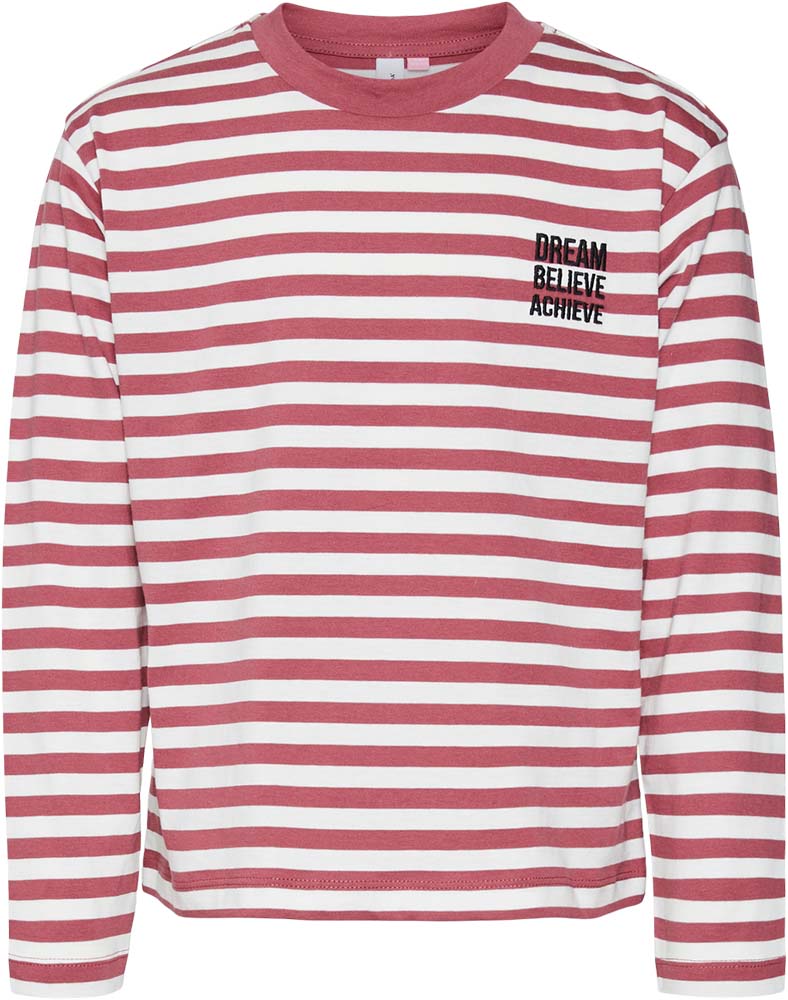 VERO MODA ΜΠΛΟΥΖΑ ΜΑΚΡΥΜΑΝΙΚΗ VERO MODA VMANIMAL KELLY STRIPE 10315327 ΡΟΖ/ΛΕΥΚΟ (134-140CM)(9-10 ΕΤΩΝ)