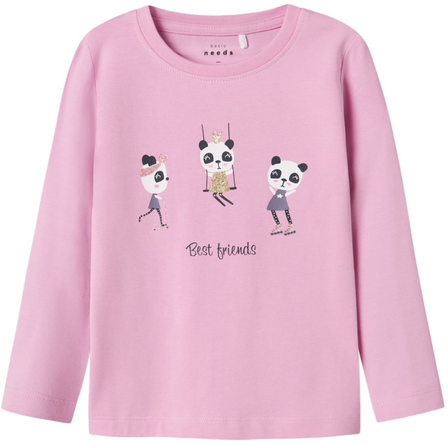 NAME IT ΜΠΛΟΥΖΑ ΜΑΚΡΥΜΑΝΙΚΗ NAME IT NMFVIX PANDA 13224958 ΛΙΛΑ (104CM)(4 ΕΤΩΝ)