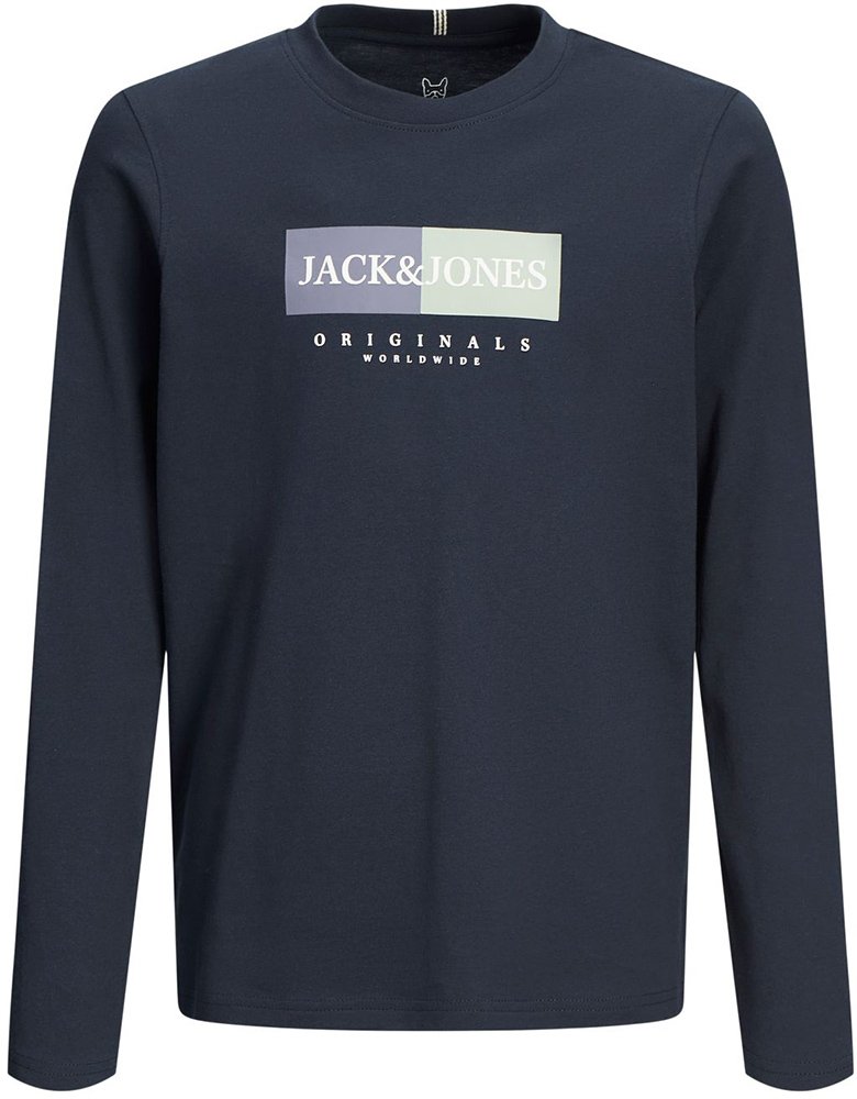 JACK - JONES ΜΠΛΟΥΖΑ ΜΑΚΡΥΜΑΝΙΚΗ JACK - JONES JORFREDERIKSBERG 12263109 ΣΚΟΥΡΟ ΜΠΛΕ (164 CM) (14 ΕΤΩΝ)