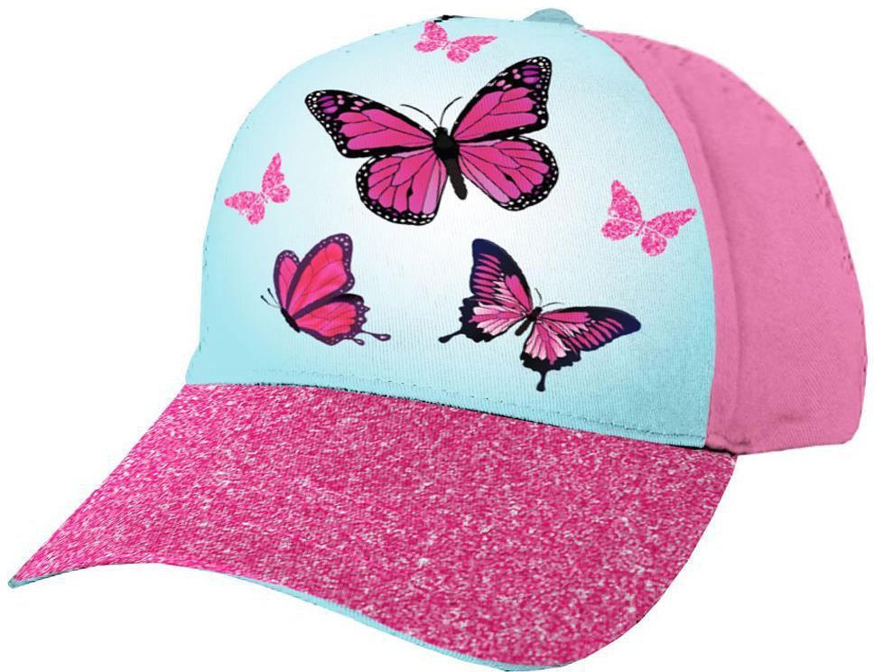MUST ΚΑΠΕΛΟ JOCKEY MUST BUTTERFLY ΡΟΖ - ΣΙΕΛ (54 CM)