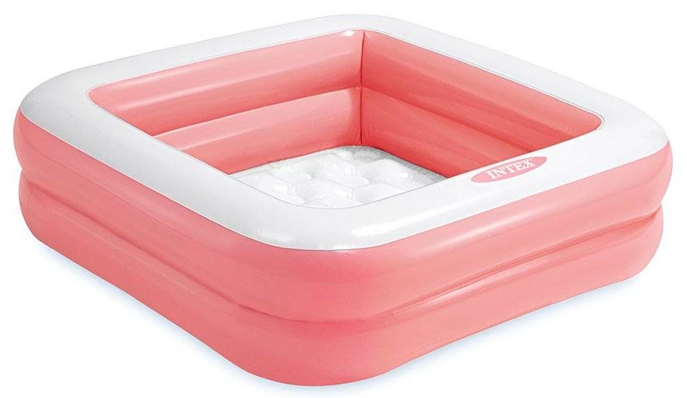 ΦΟΥΣΚΩΤΗ ΠΙΣΙΝΑ INTEX PLAY BOX KIDDIE POOL ΡΟΖ