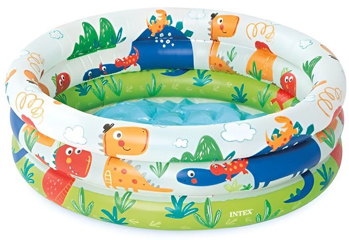INTEX ΦΟΥΣΚΩΤΗ ΠΙΣΙΝΑ INTEX DINO BUDDIES 3-RING KIDDIE POOL