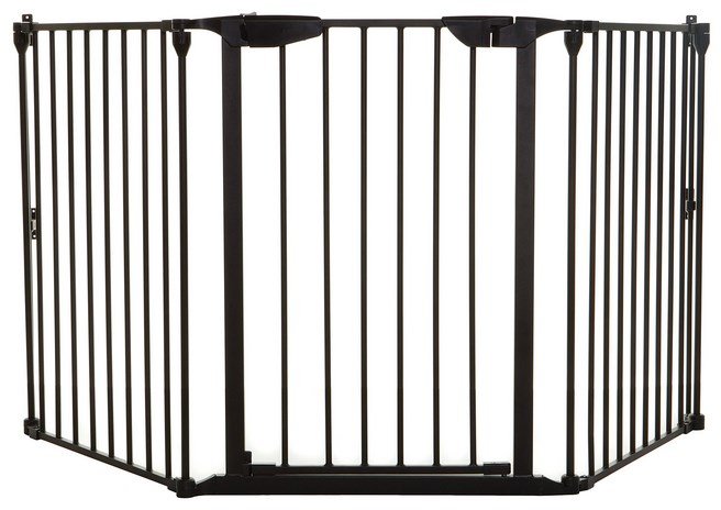 DREAMBABY ΠΟΡΤΑ ΑΣΦΑΛΕΙΑΣ DREAMBABY NEWPORT 3 PANEL BLACK