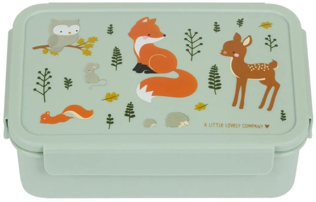 A LITTLE LOVELY COMPANY ΔΟΧΕΙΟ ΦΑΓΗΤΟΥ A LITTLE LOVELY COMPANY BENTO LUNCH BOX: FOREST FRIENDS