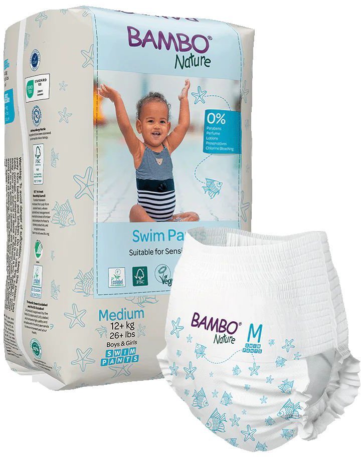 BAMBO NATURE ΠΑΝΕΣ BAMBO NATURE SWIM PANTS Μ (12+ KG) 12ΤΜΧ