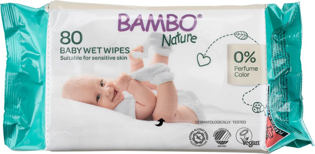 BAMBO NATURE ΜΩΡΟΜΑΝΤΗΛΑ NATURΕ BAMBO 80 ΤΜΧ (20 X 15 CM)
